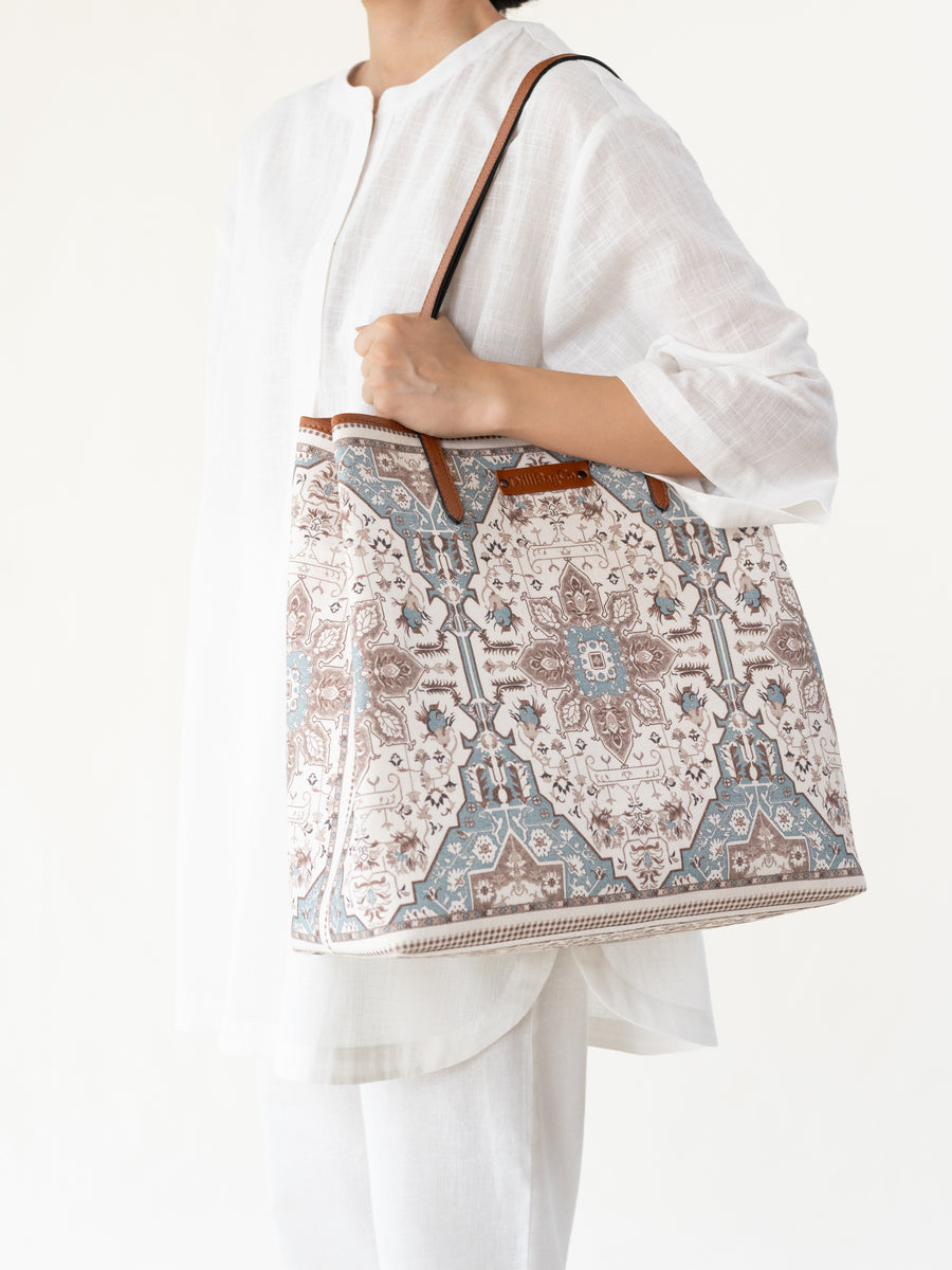 Boho Tote - Mud & Grey
