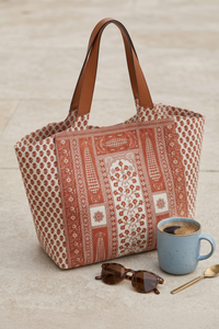 Indigo Block Tote