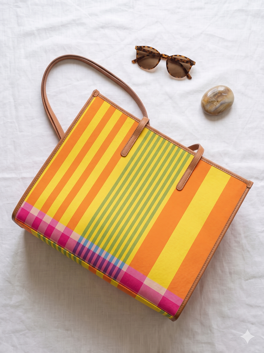 Sunshine Stripe Tote