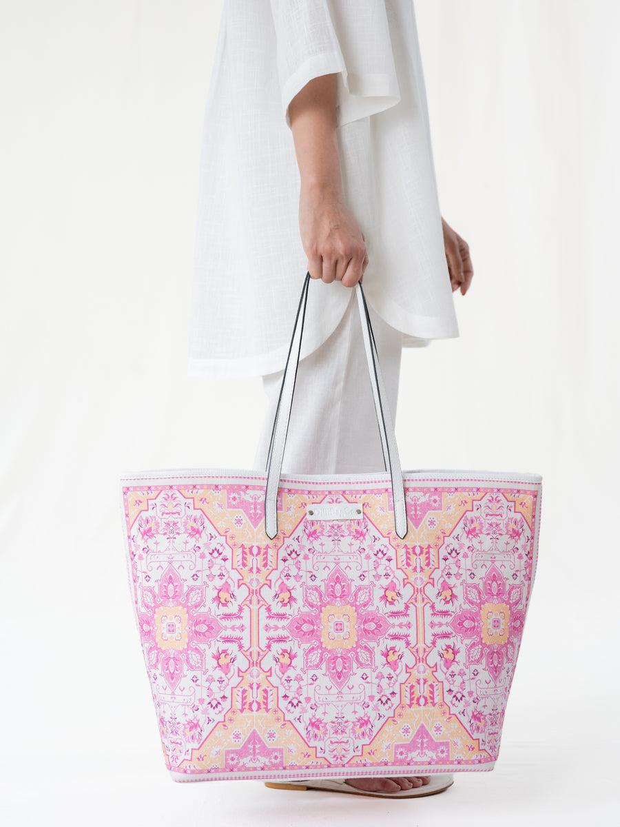 Boho Tote - Floro Pink