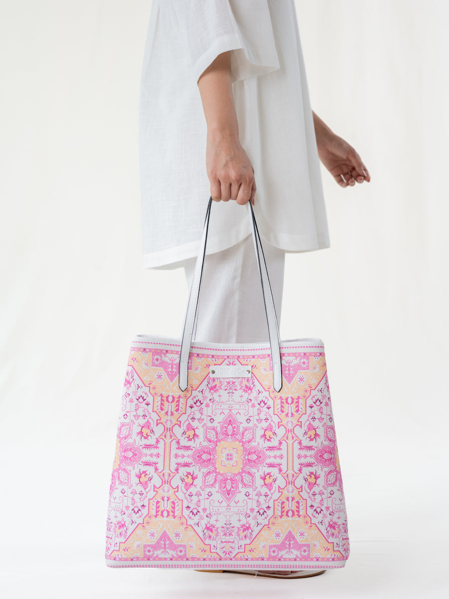 Boho Tote - Floro Pink