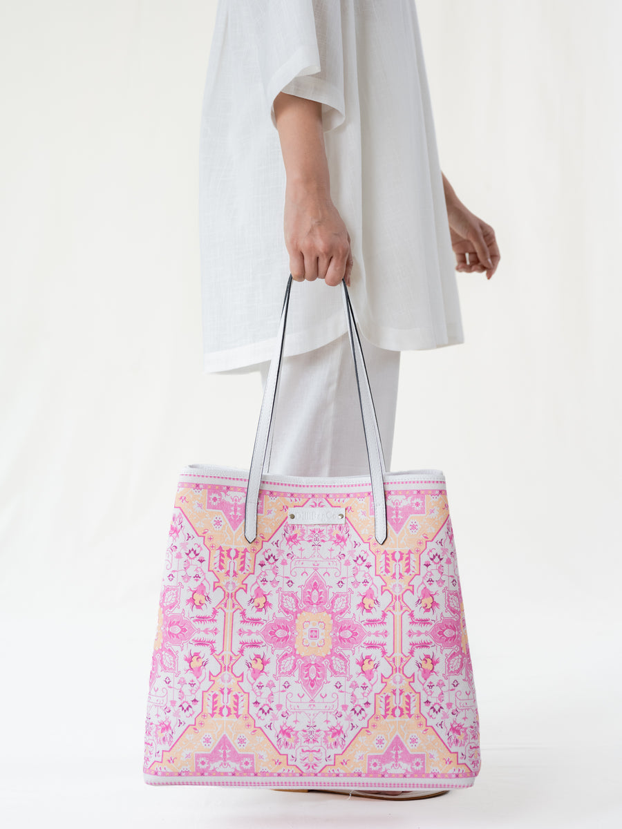 Boho Tote - Floro Pink