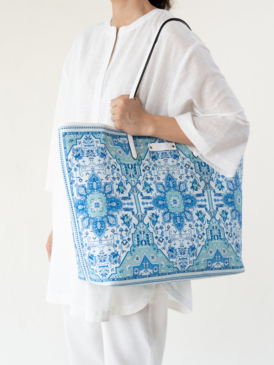 Boho Tote - Sea Blue