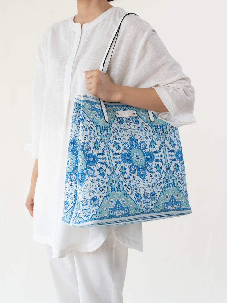Boho Tote - Sea Blue