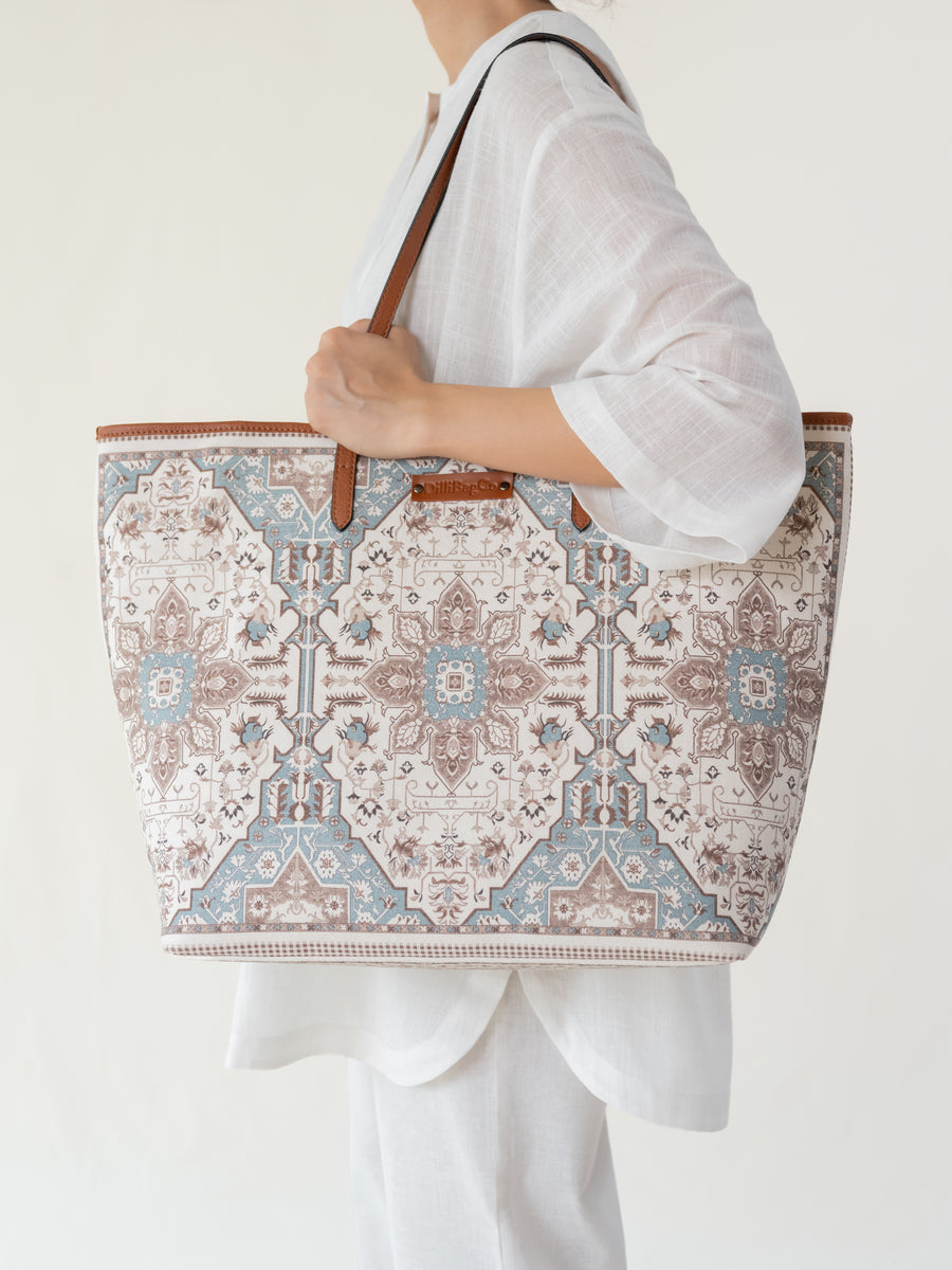 Boho Tote - Mud & Grey