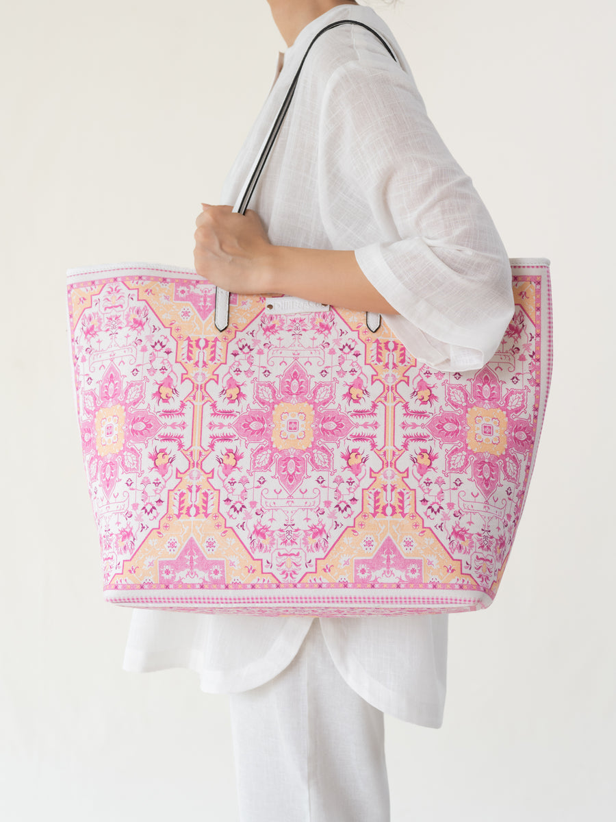 Boho Tote - Floro Pink