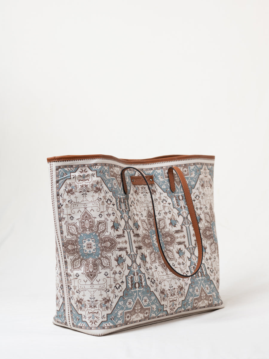 Boho Tote - Mud & Grey