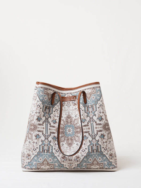 Boho Tote - Mud & Grey
