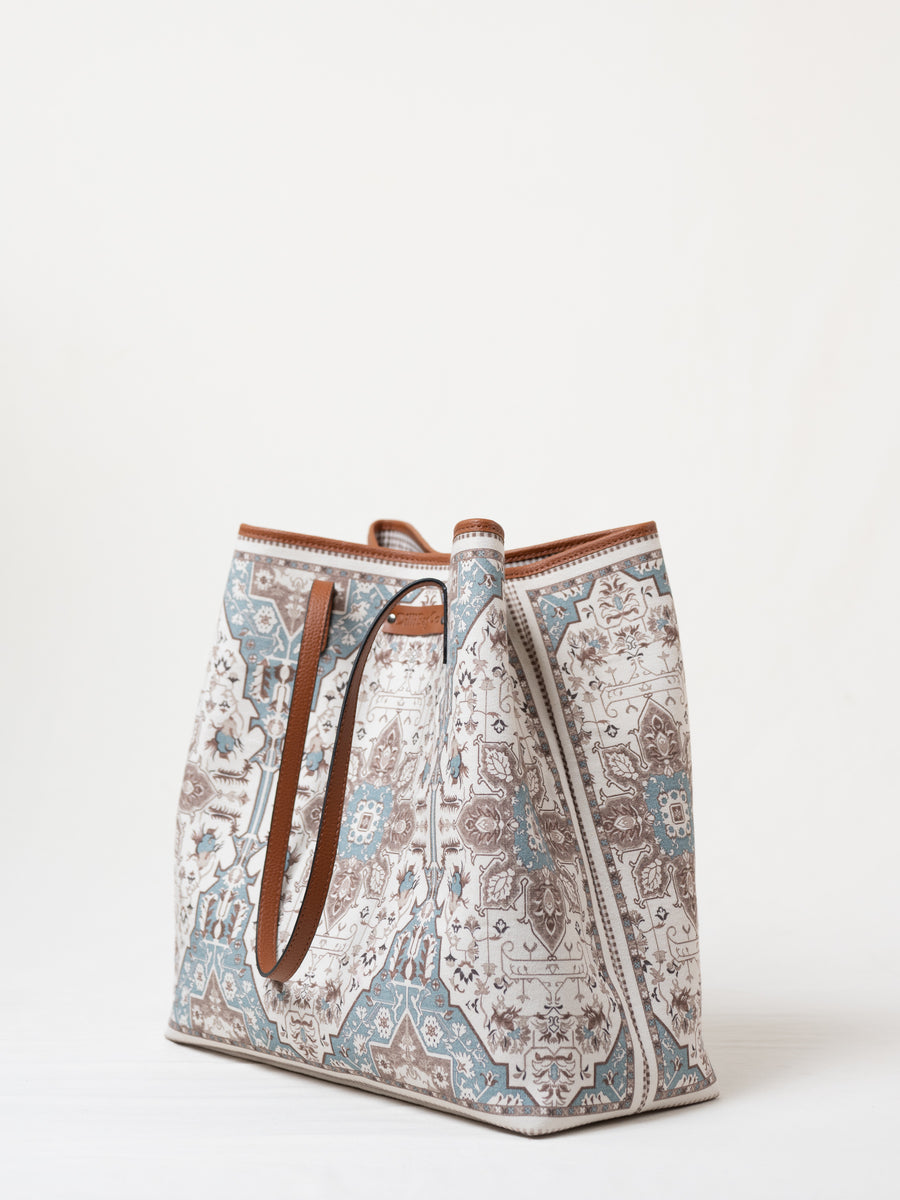 Boho Tote - Mud & Grey