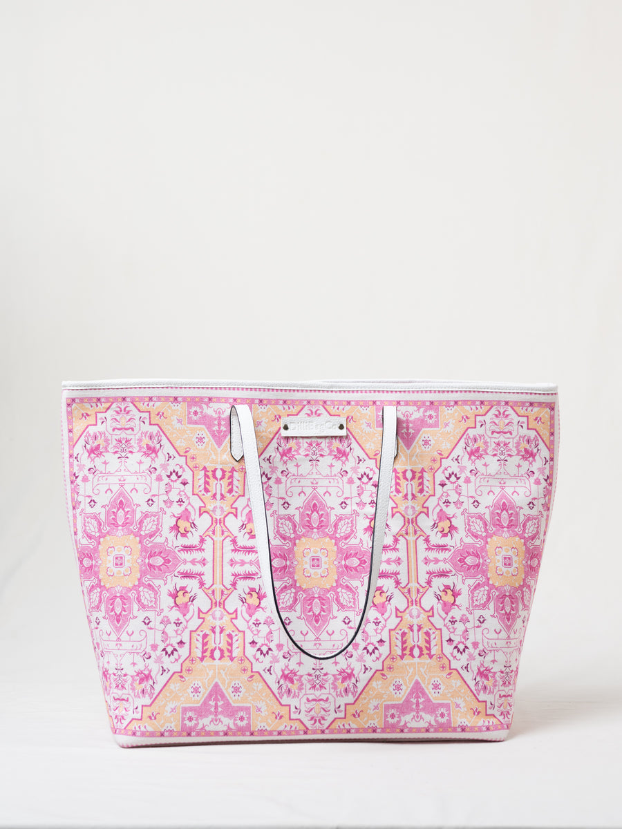 Boho Tote - Floro Pink