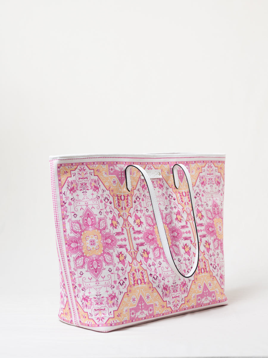 Boho Tote - Floro Pink