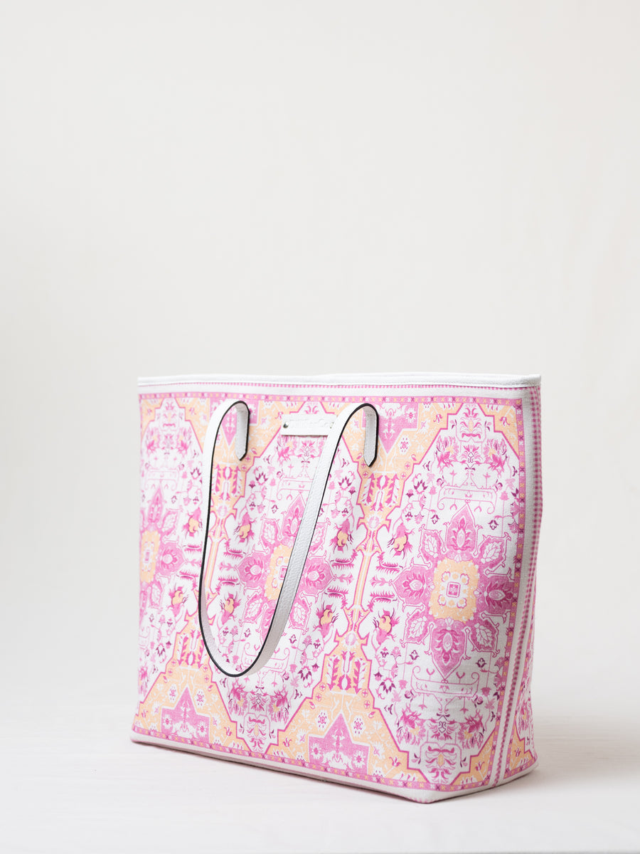 Boho Tote - Floro Pink