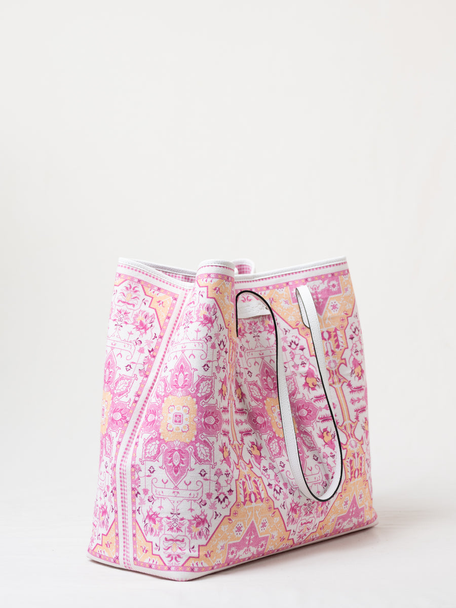 Boho Tote - Floro Pink