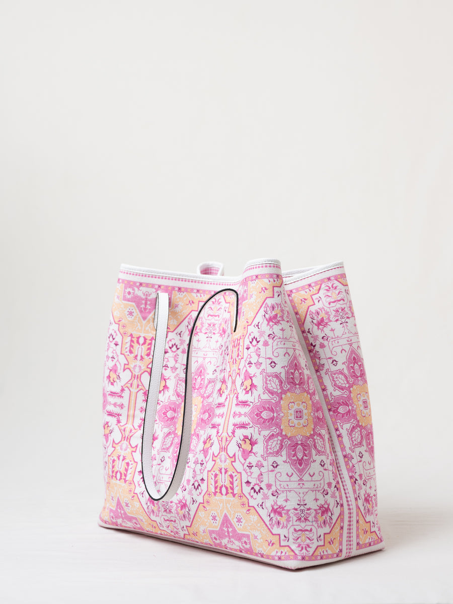 Boho Tote - Floro Pink