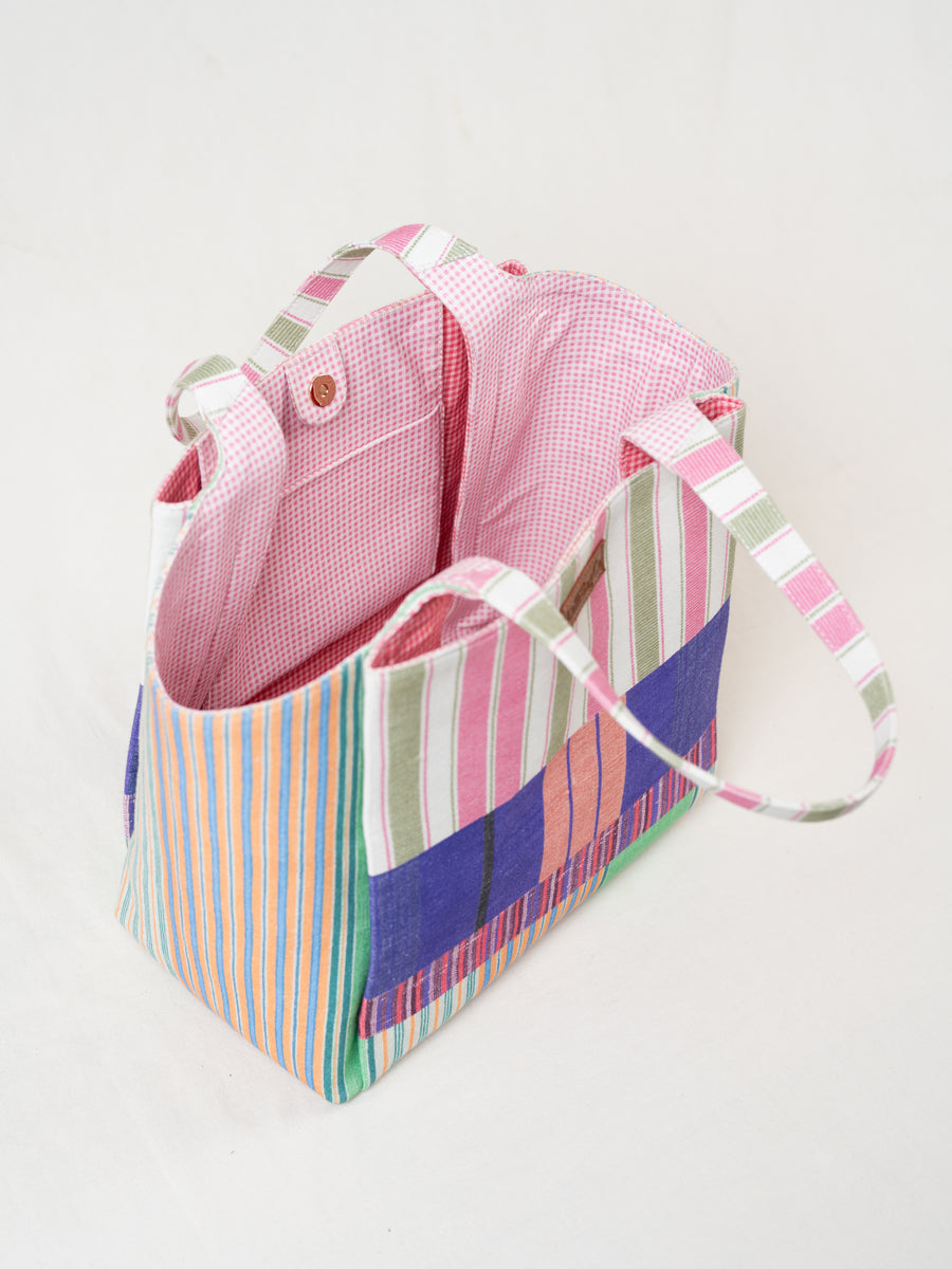 The Metro Stripe Tote - Multicolour