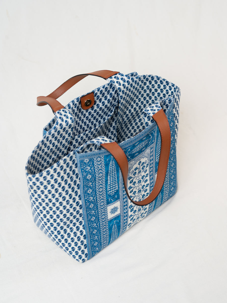 The Classic Tote - Azure Blue
